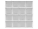 BRW книжкова шафа Nepo Plus 151 см з 16 полицями біла, білий REG/15/16-BI фото thumb №2