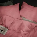 IKEA ÄNGSLILJA ЕНГСЛІЛЬЯ, підковдра та наволочка, темно-рожевий, 150x200 / 50x60 см 305.376.36 фото thumb №5