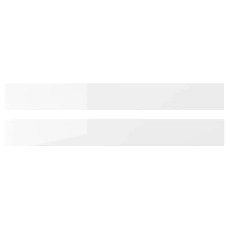 IKEA RINGHULT РИНГУЛЬТ, фронтальная панель ящика, глянцевый белый, 80x10 см 002.050.92 фото №1
