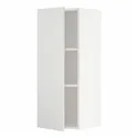 IKEA METOD МЕТОД, навесной шкаф с полками, белый / Стенсунд белый, 40x100 см 394.655.26 фото thumb №1