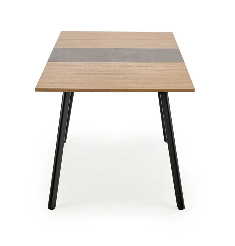 Кухонний стіл розкладний HALMAR ALBON 120-160x80 см дуб сонома / сірий фото №7