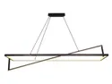 BRW VT-7756 Светодиодный двухточечный подвесной светильник с диммером черный 092069 фото thumb №1