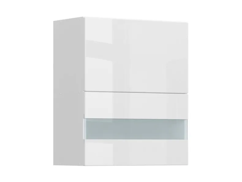 Кухонна шафа BRW Top Line 60 см з поворотним дисплеєм білий глянцевий, альпійський білий/глянцевий білий TV_G2O_60/72_OV/O-BAL/BIP фото №2