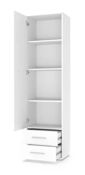 Книжный шкаф HALMAR LIMA REG1 60x40 см, белый фото