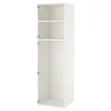 IKEA ENHET ЕНХЕТ, висока шафа з 2 полицями, білий, 60x210 см 005.142.07 фото thumb №1