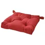 IKEA MALINDA МАЛІНДА, подушка на стілець, темно-червоний, 40/35x38x7 см 105.728.00 фото
