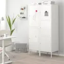 IKEA HÄLLAN ХЭЛЛАН, комбинация для хранения с дверцами, белый, 90x47x167 см 992.495.20 фото thumb №2