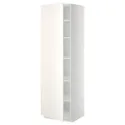 IKEA METOD МЕТОД, висока шафа із полицями, білий / ВЕДДІНГЕ білий, 60x60x200 см 594.650.97 фото thumb №1