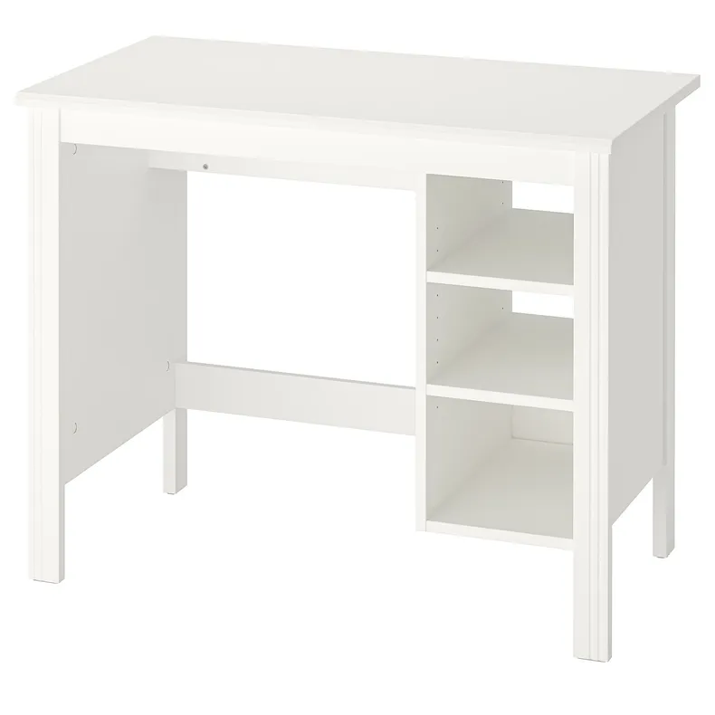 IKEA BRUSALI БРУСАЛІ, письмовий стіл, білий, 90x52 см 404.397.63 фото №1