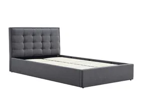 Ліжко односпальне HALMAR PADVA з підйомним механізмом 120x200 см сірий фото