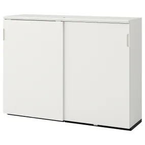 IKEA GALANT ГАЛАНТ, шафа з розсувними дверцятами, білий, 160x120 см 303.651.35 фото