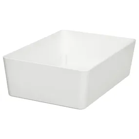 IKEA KUGGIS КУГГІС, коробка, білий, 18x26x8 см 705.685.60 фото