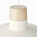IKEA BUNKEFLO БУНКЕФЛО, підвісний світильник, білий / береза, 36 см 604.883.90 фото thumb №7