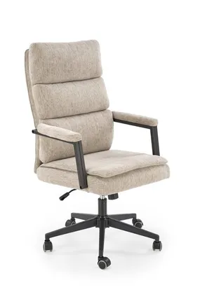 Кресло офисное вращающееся HALMAR ADRIANO, бежевого цвета фото