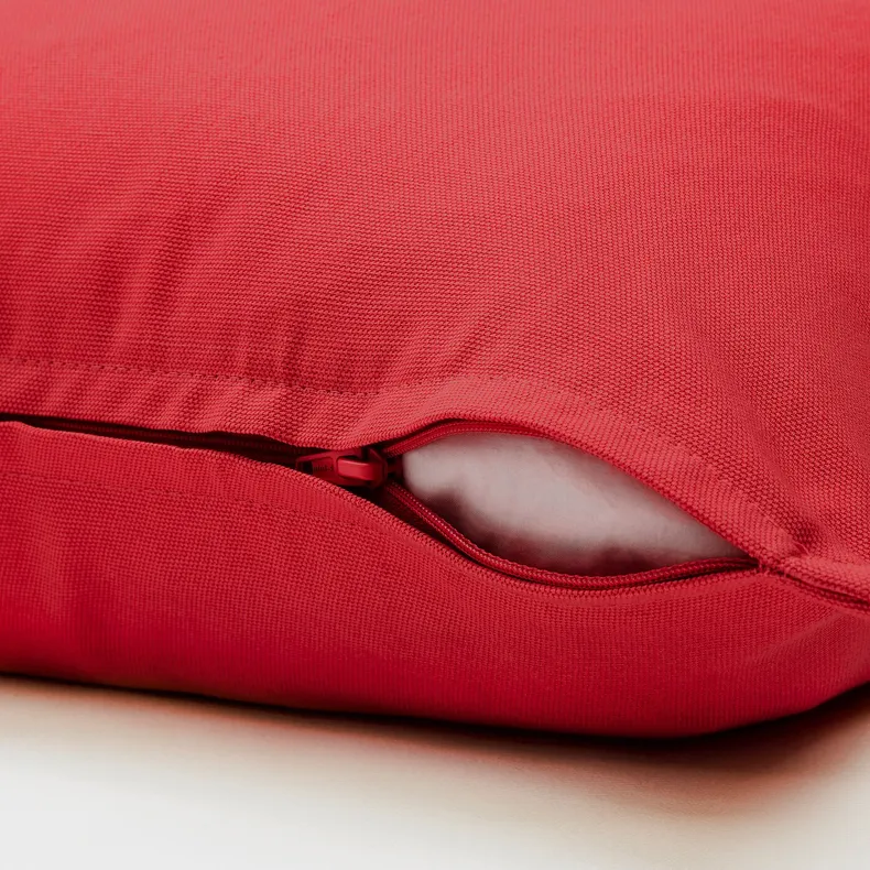 IKEA GURLI ГУРЛИ, чехол на подушку, красный, 40x58 см 405.526.88 фото №4