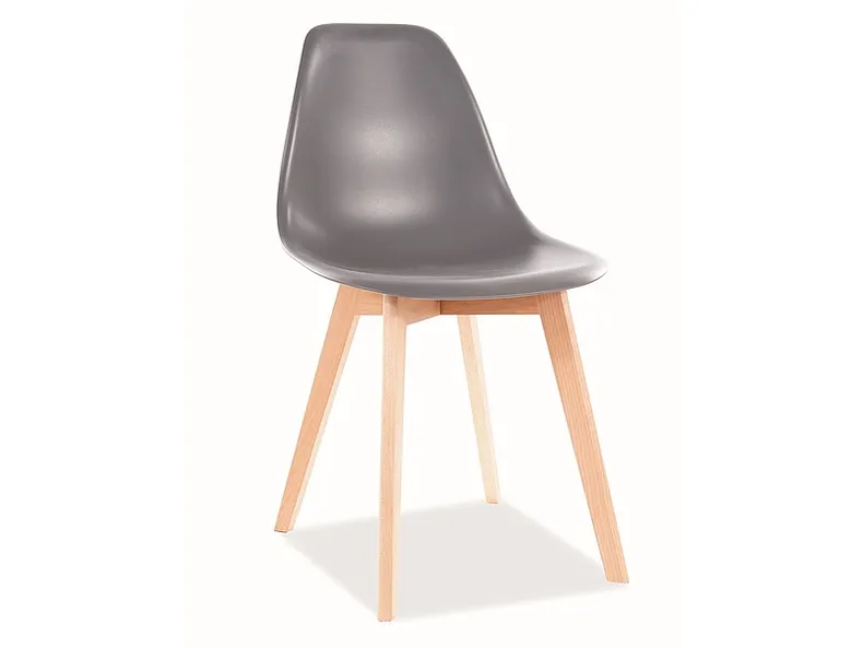 Кухонный пластиковый стул SIGNAL MORIS, черный фото №8