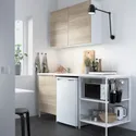 IKEA ENHET ЭНХЕТ, кухня, белый / имит. дуб, 183x63.5x222 см 493.374.49 фото thumb №2