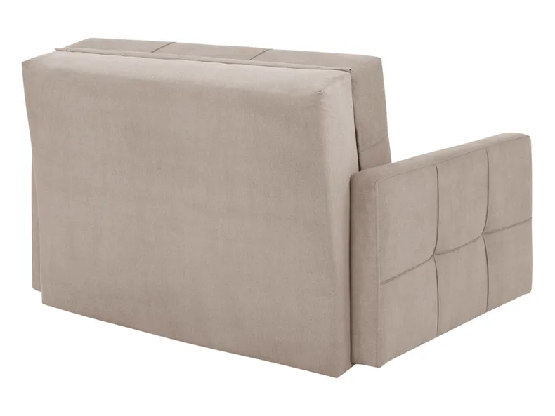 BRW Двухместный диван-кровать Bado с ящиком для хранения велюровый бежевый, Крузе 521 бежевый SO-BADO-2FBK-G2_BBA406 фото №4