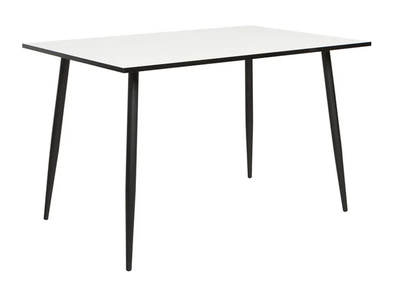 Стол обеденный BRW Saldes, 120х80 см, белый/черный WHITE фото №1