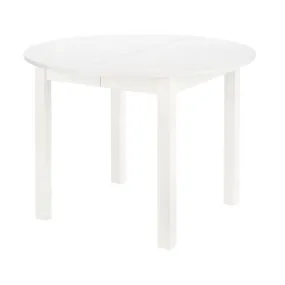 Стіл кухонний розкладний MEBEL ELITE HARRY 102-142х102 см, білий фото