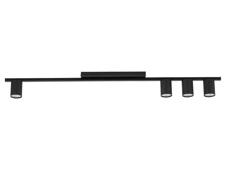 BRW Logan Black 4-позиционный металлический потолочный светильник черного цвета 087453 фото №2