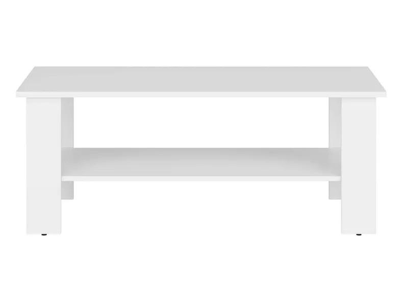 Стол журнальный деревянный BRW NEPO PLUS 115х56х45,5 см, белый LAW/115-BI фото №3