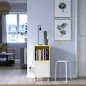 IKEA EKET ЕКЕТ, комбінація шаф із ніжками, білий блідо-жовтий / дерево, 35x35x80 см 295.217.16 фото thumb №3