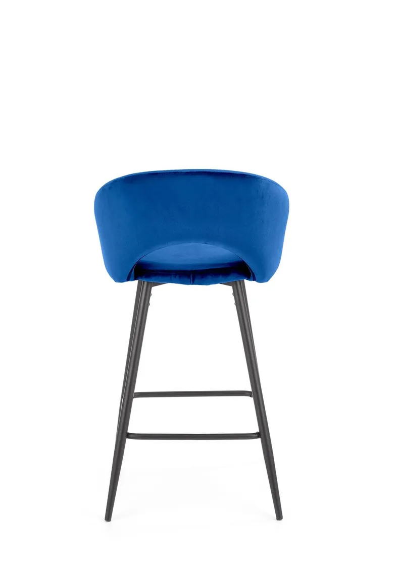 Барный стул HALMAR H96 хокер темно-синий фото №2