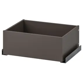 IKEA KOMPLEMENT КОМПЛИМЕНТ, ящик, тёмно-серый, 50x35 см 105.095.02 фото