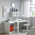 IKEA TROFAST ТРУФАСТ, комбинация с контейнером / лотками, белый серый / оранжевый, 34x44x56 см 194.803.92 фото thumb №2