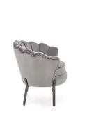 Мягкое кресло HALMAR ANGELO серый/черный фото thumb №3