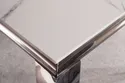 Стол обеденный SIGNAL PRINCE Ceramic, белый мрамор / хром 90x180 фото thumb №7