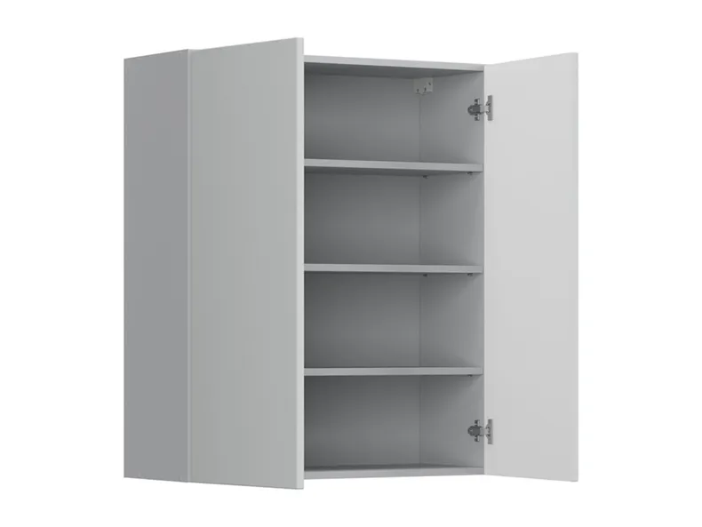Кухонный шкаф BRW Top Line 80 см двухдверный светло-серый матовый, греноловый серый/светло-серый матовый TV_G_80/95_L/P-SZG/BRW0014 фото №3