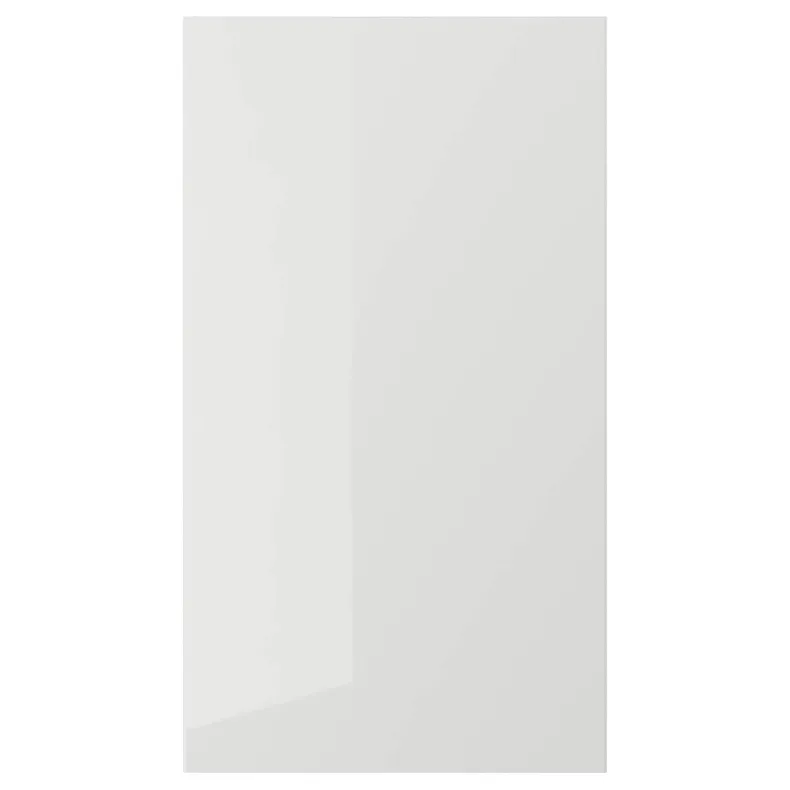 IKEA RINGHULT РІНГХУЛЬТ, фронтальна панель посудомийної маш, глянцевий світло-сірий, 45x80 см 803.271.55 фото №1