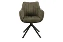 Обеденный стул поворотный SIGNAL AZALIA BREGO 77 - оливковый фото thumb №1