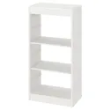IKEA TROFAST ТРУФАСТ, комбінація для зберігання +полиці, білий, 46x30x94 см 494.876.79 фото thumb №1
