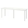 IKEA LAGKAPTEN ЛАГКАПТЕН / OLOV ОЛОВ, письмовий стіл, білий, 200x60 см 594.175.82 фото