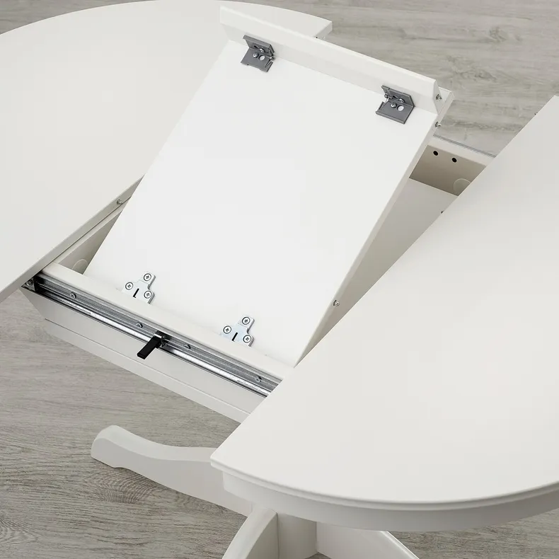 IKEA INGATORP ІНГАТОРП, розкладний стіл, білий, 90 / 125 см 304.917.75 фото №4