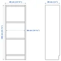 IKEA BILLY БИЛЛИ, стеллаж, белый, 40x28x106 см 802.638.32 фото thumb №3