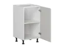 BRW Базовый шкаф для кухни Sole 45 см правый светло-серый глянец, альпийский белый/светло-серый глянец FH_D_45/82_P-BAL/XRAL7047 фото thumb №3