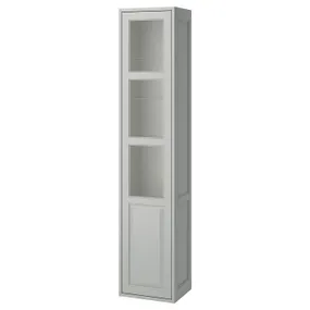 IKEA TÄNNFORSEN ТАННФОРСЕН, высокий шкаф с дверцей, светло-серый, 40x35x195 см 105.351.10 фото