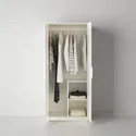 IKEA BRIMNES БРІМНЕС, гардероб із 2 дверцятами, білий, 78x190 см 404.004.78 фото thumb №8