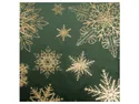 BRW Рождественская скатерть Gold Christmas 40x140 см зеленая 094751 фото thumb №5