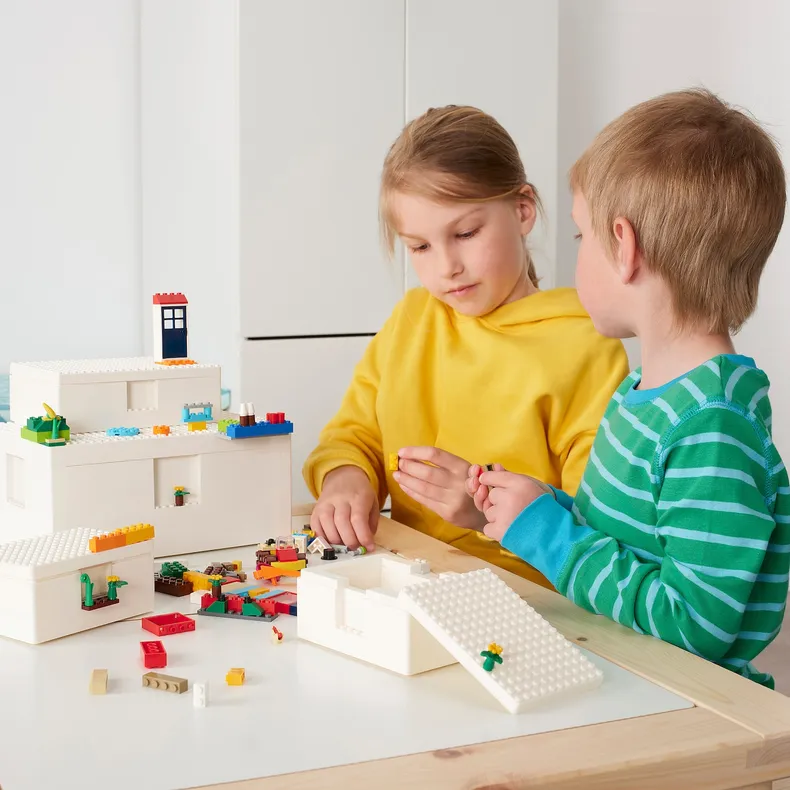 IKEA BYGGLEK БЮГГЛЕК, конструктор LEGO®, 201 деталь, различные цвета фото №4