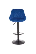 Барний стілець HALMAR H101 хокер темно-синій фото thumb №6