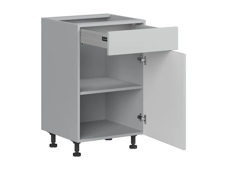 BRW Базовый шкаф Top Line для кухни 50 см правый с ящиком soft-close светло-серый матовый, греноловый серый/светло-серый матовый TV_D1S_50/82_P/STB-SZG/BRW0014 фото №3