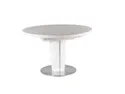 Керамічний Стіл SIGNAL ORBIT, білий матовий, 120x120 фото thumb №5