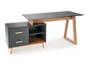 Письмовий стіл HALMAR SERGIO xl 134-210x60 см антрацит/дуб фото thumb №10
