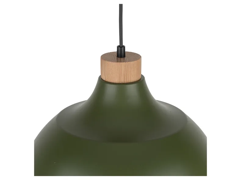 BRW Металлический подвесной светильник с колпаком зеленый 095005 фото №3