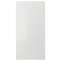 IKEA RINGHULT РІНГХУЛЬТ, дверцята, глянцевий світло-сірий, 60x120 см 003.271.40 фото